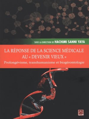 cover image of La réponse de la science médicale au «devenir vieux»